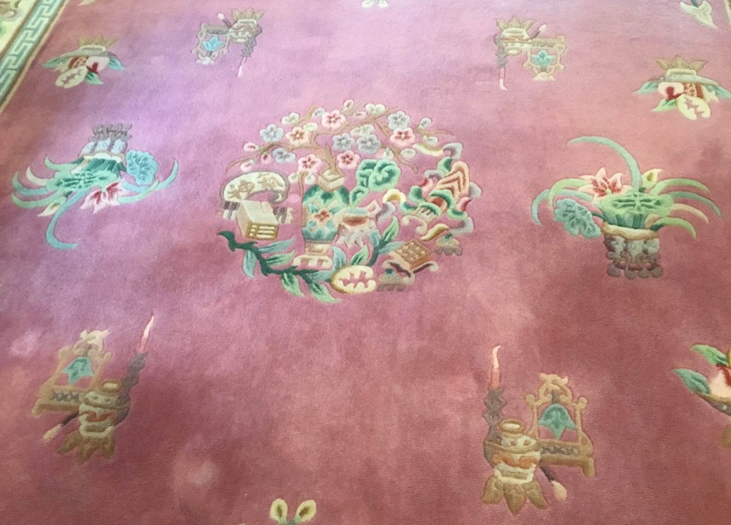 light red color Afghan carpet